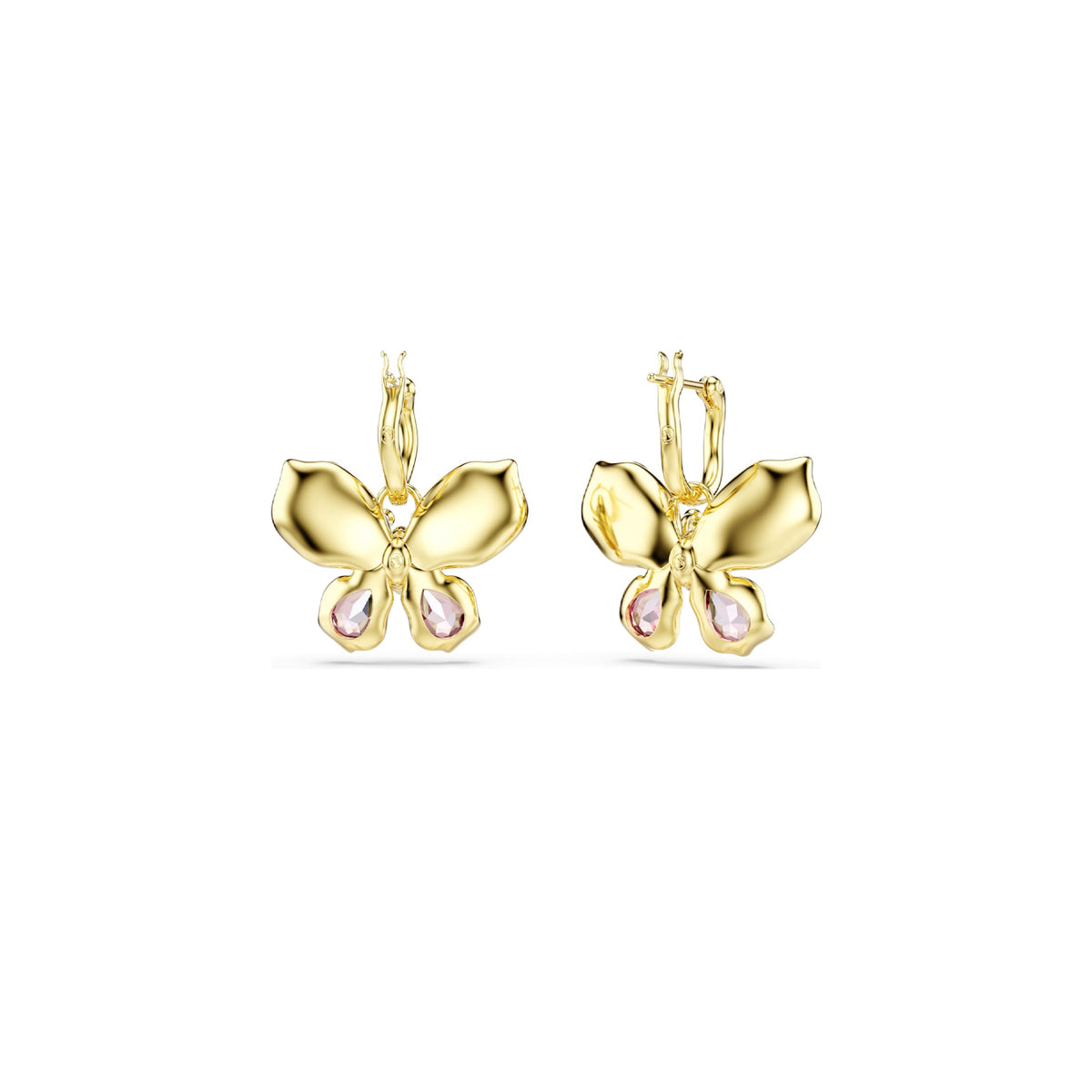 Kaleidoscope Drop-Wing Hoops Earrings