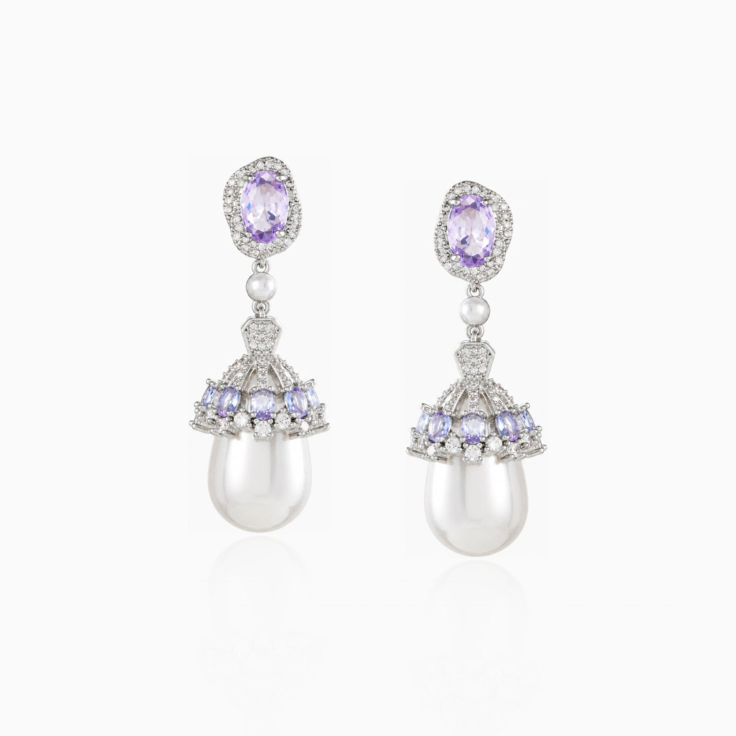 Vintage Pearl Dangle Earrings