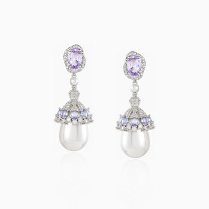 Vintage Pearl Dangle Earrings