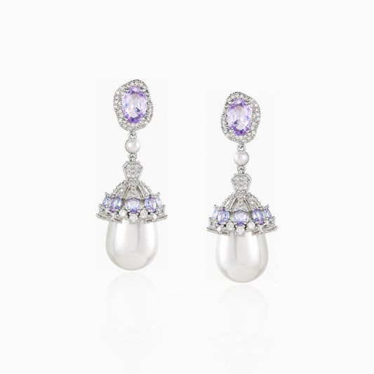 Vintage Pearl Dangle Earrings