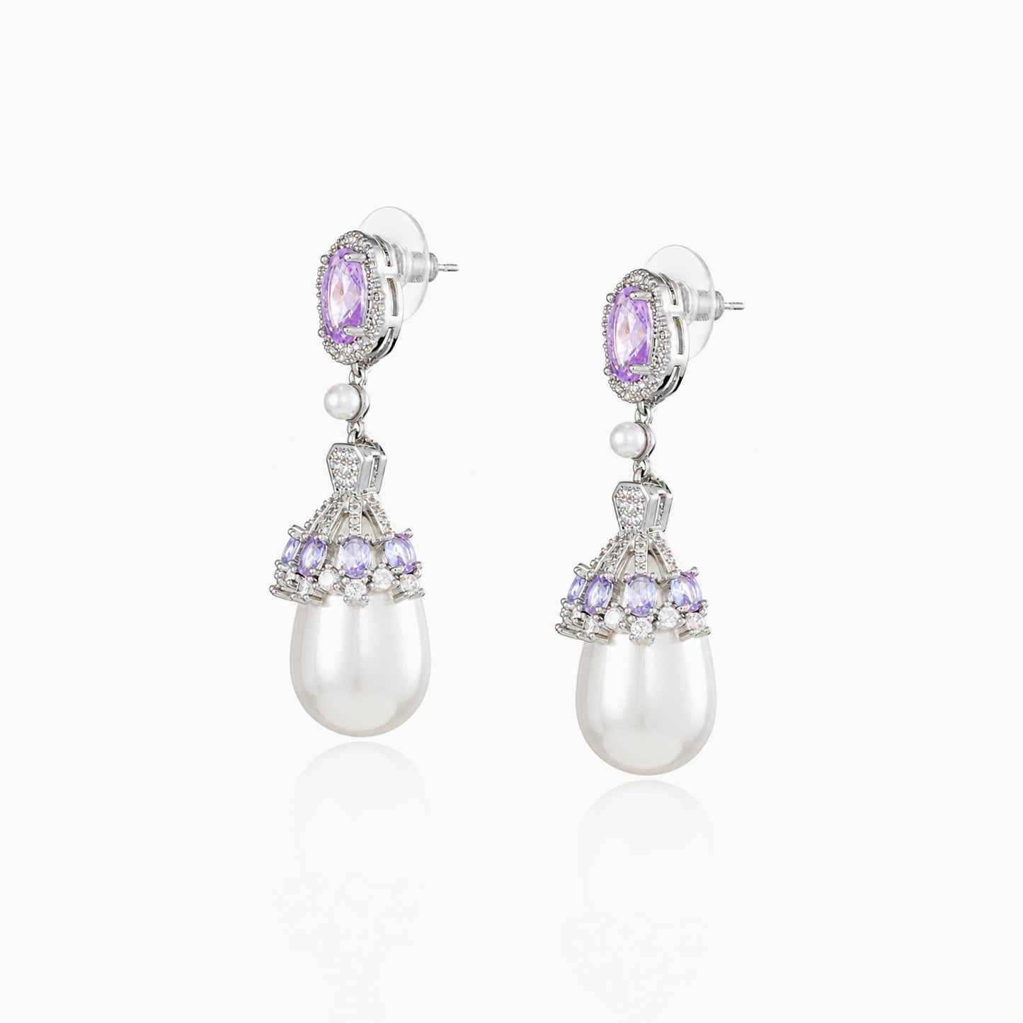 Vintage Pearl Dangle Earrings