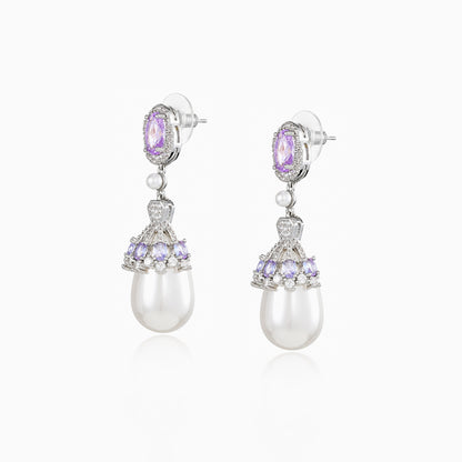 Vintage Pearl Dangle Earrings