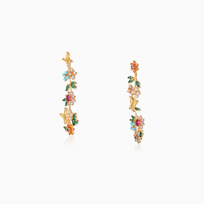 Wildflower Vine Drop Earrings