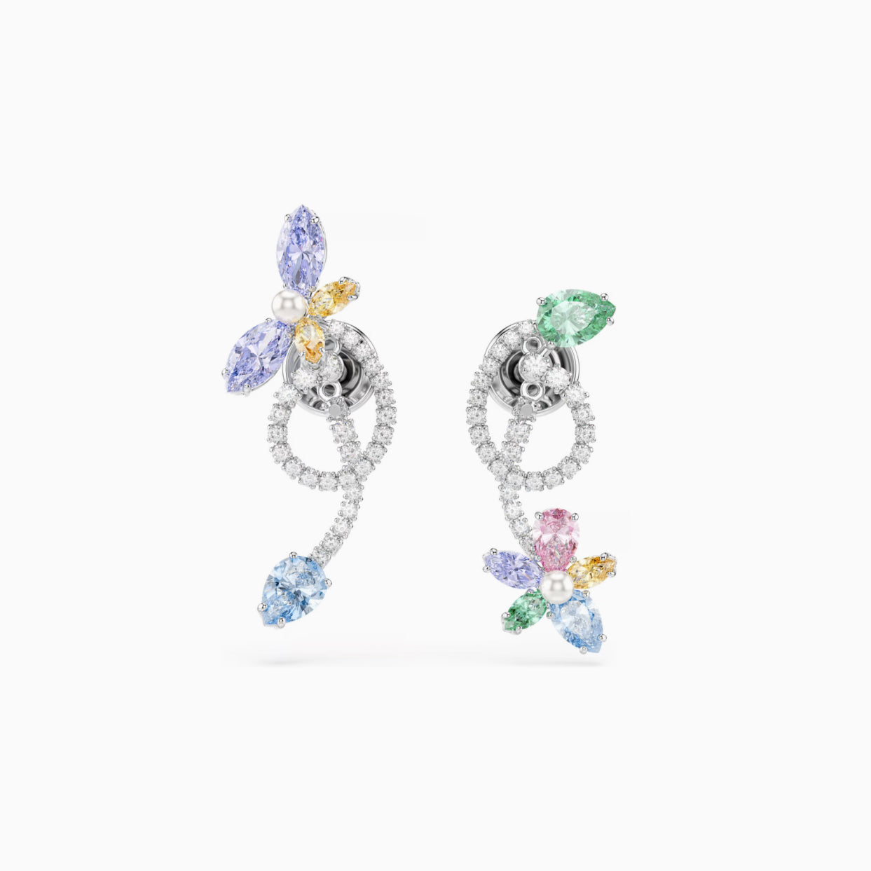 Pastel Asymmetrical  Earrings