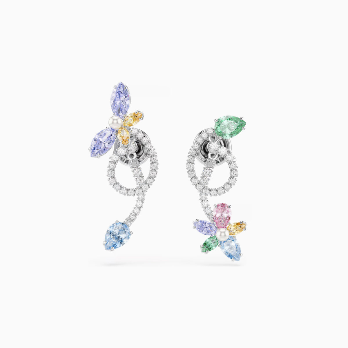 Pastel Asymmetrical  Earrings