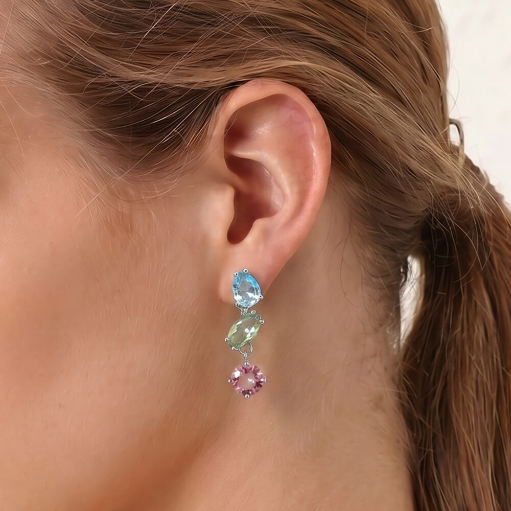 Linear Geometric Earrings