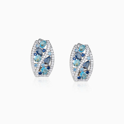 Blue Tide Ocean Earrings