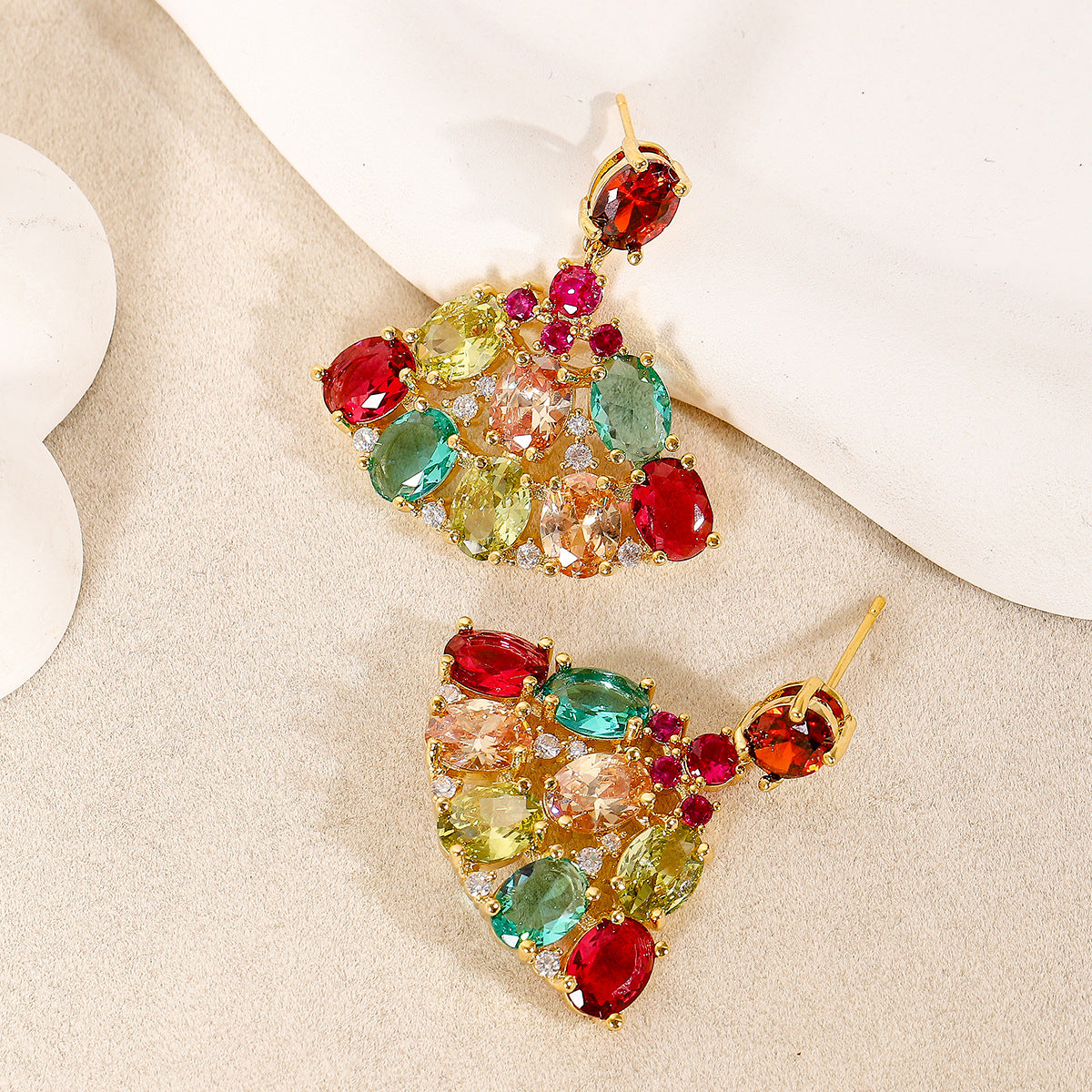 Regal Fan Earrings