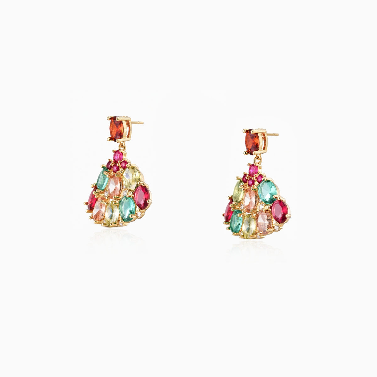 Regal Fan Earrings
