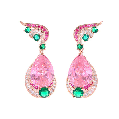Blush Teardrop Earrings