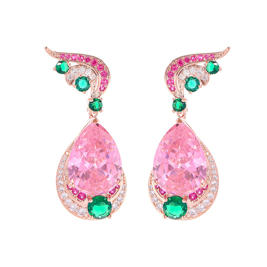 Blush Teardrop Earrings