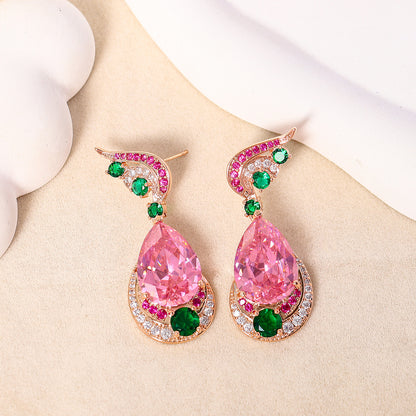 Blush Teardrop Earrings