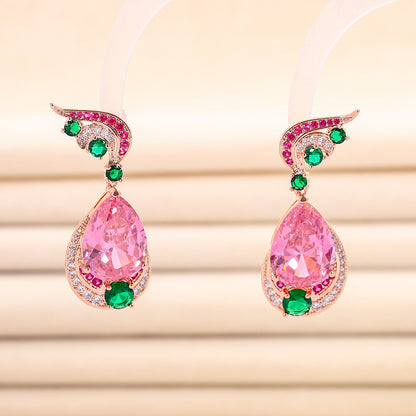 Blush Teardrop Earrings