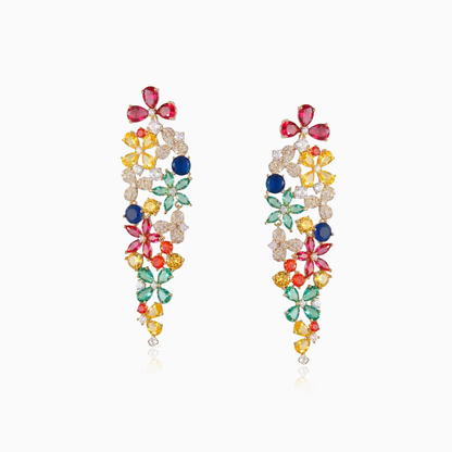 Floral Vine Statement Earrings