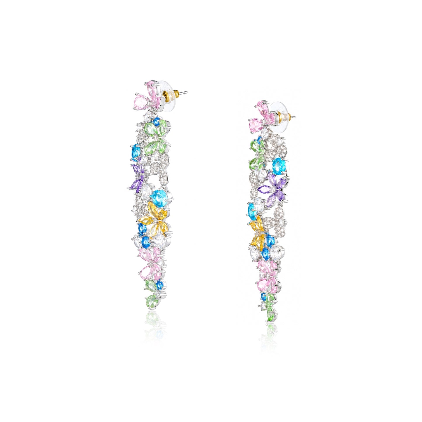 Floral Vine Statement Earrings