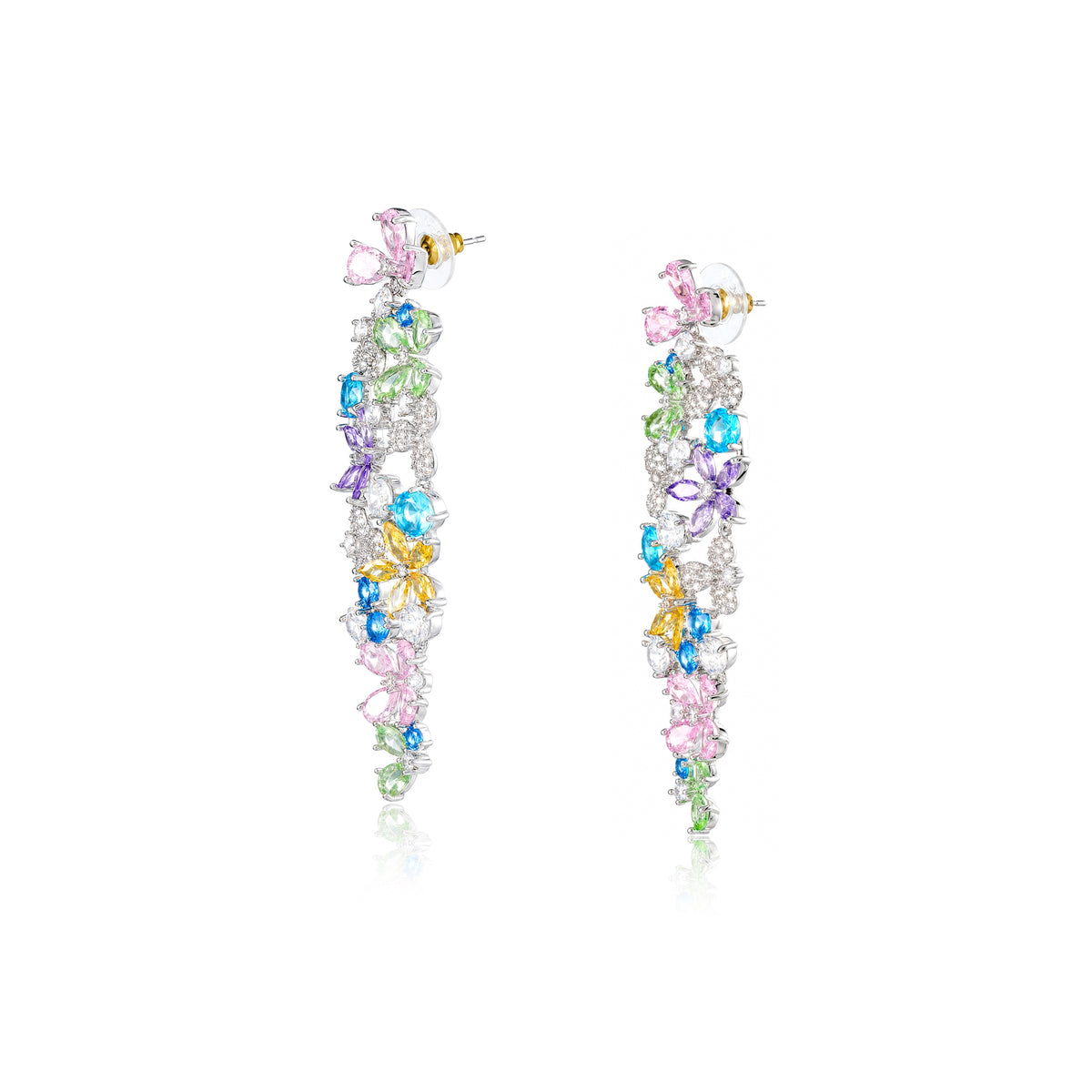 Floral Vine Statement Earrings