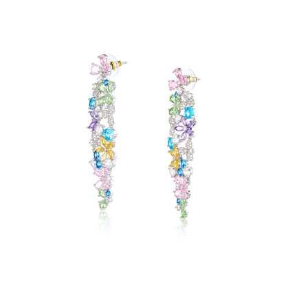 Floral Vine Statement Earrings