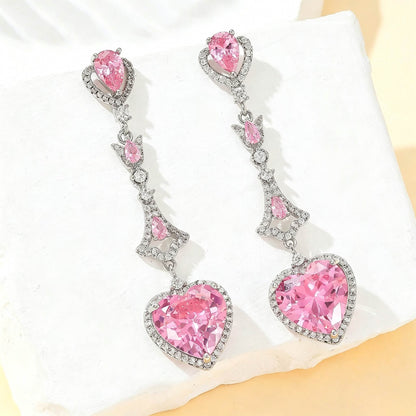 Sweetheart Dangle Earrings