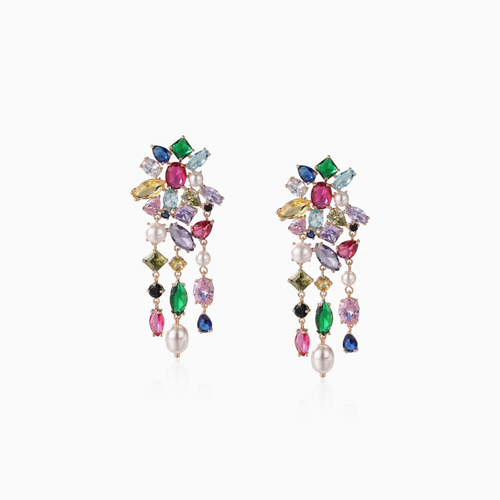 Colorburst Tassel Earrings