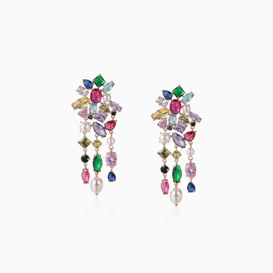 Colorburst Tassel Earrings