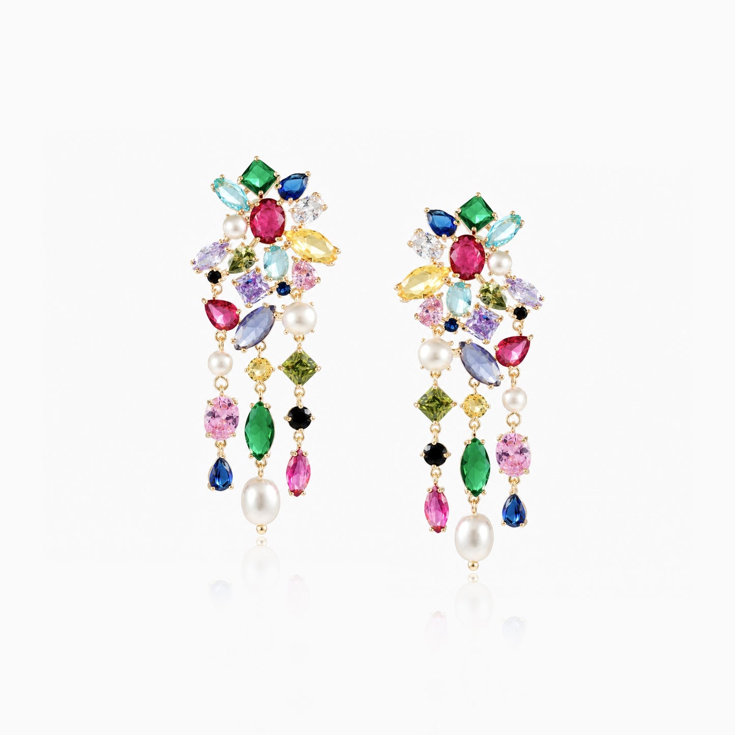 Colorburst Tassel Earrings
