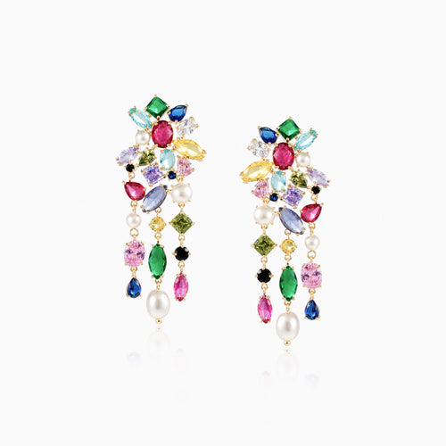 Colorburst Tassel Earrings
