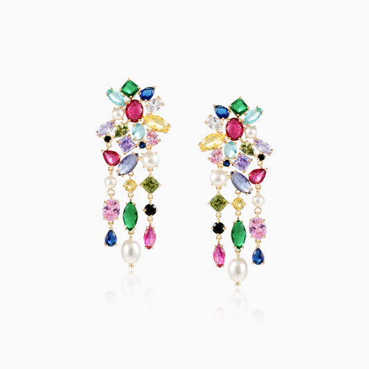 Colorburst Tassel Earrings