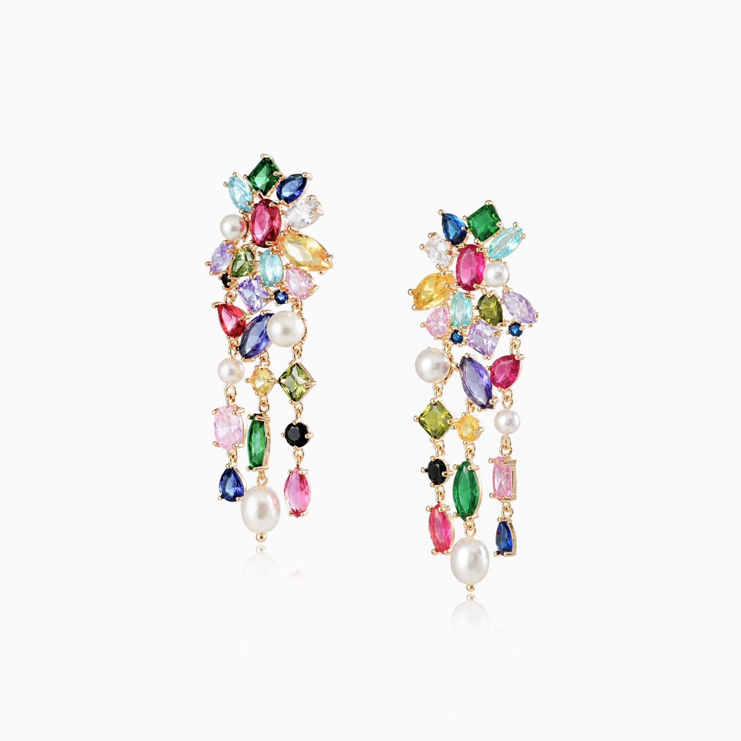 Colorburst Tassel Earrings
