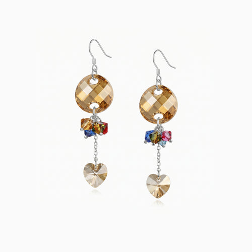 Color Cookies Crystal Earrings