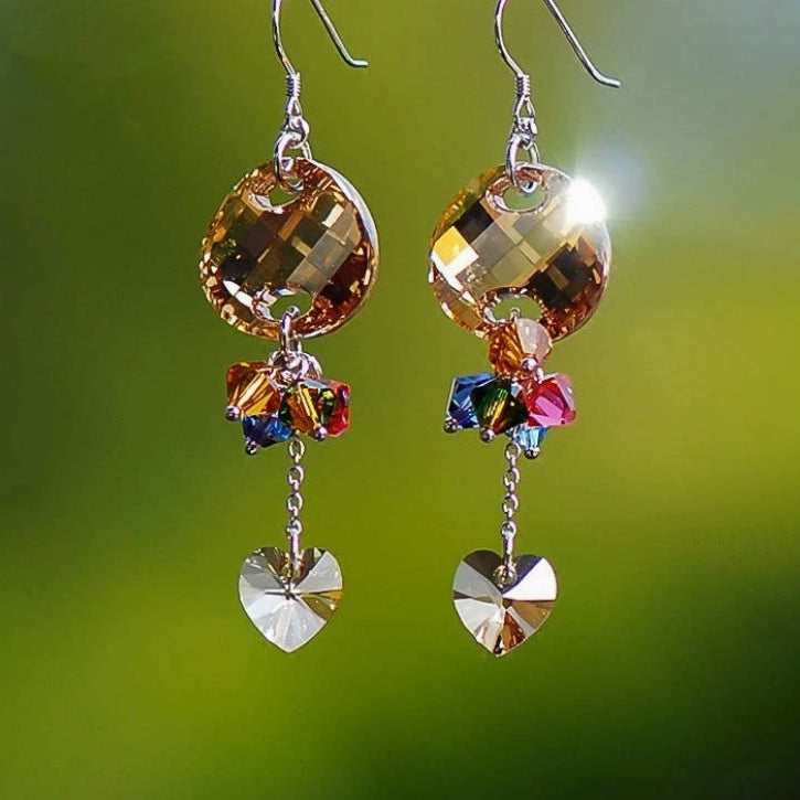 Color Cookies Crystal Earrings
