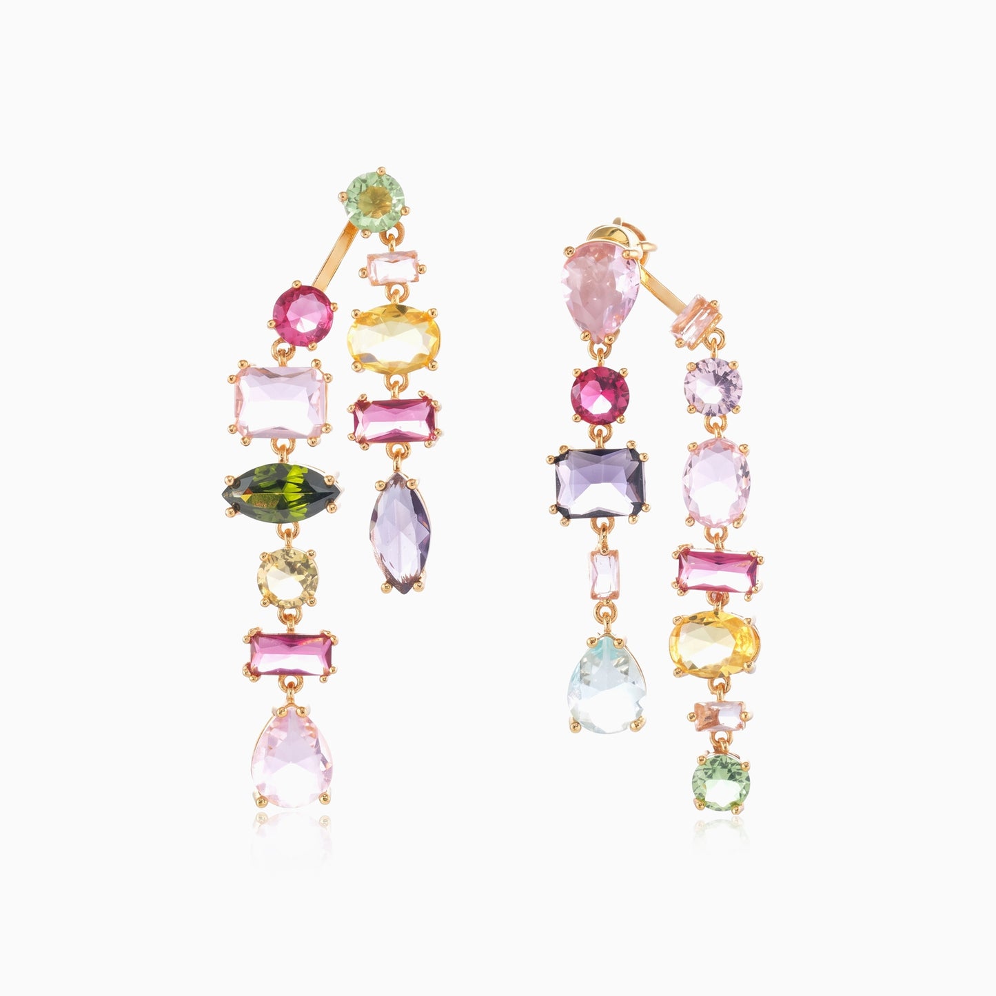 Multi-color Mixed Scatter Earrings