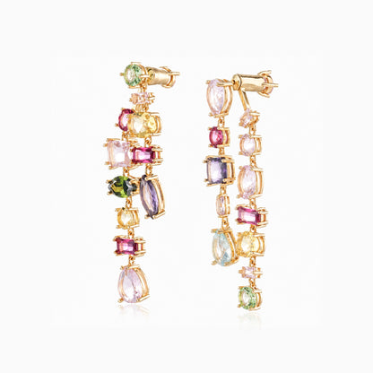 Multi-color Mixed Scatter Earrings