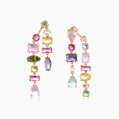 Multi-color Mixed Scatter Earrings