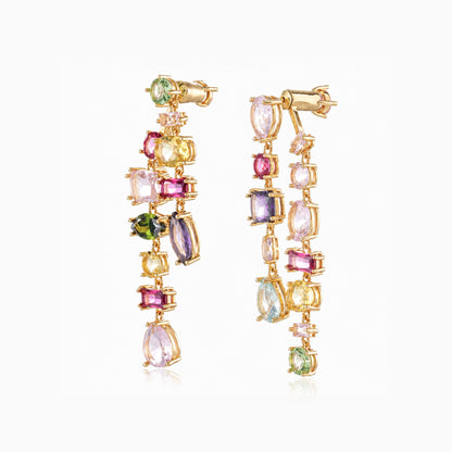 Multi-color Mixed Scatter Earrings