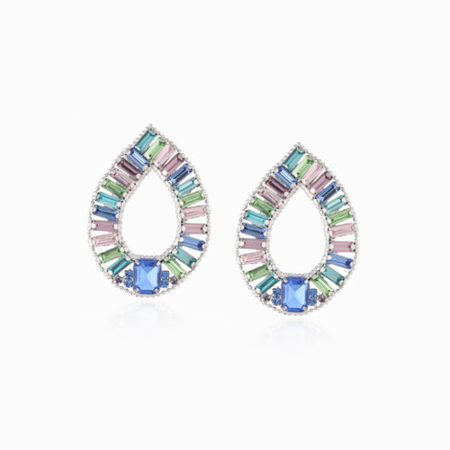 Pastel Prism Teardrop Earrings
