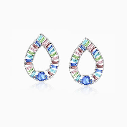 Pastel Prism Teardrop Earrings