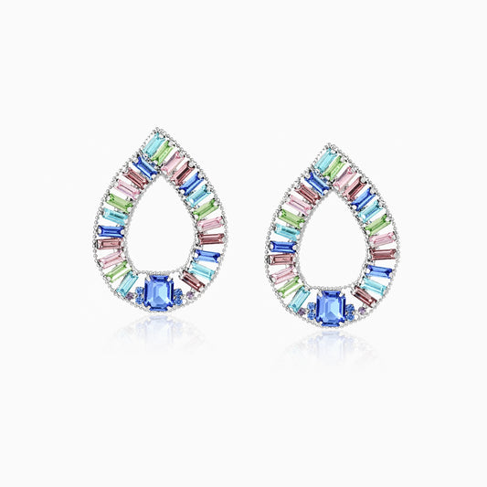 Pastel Prism Teardrop Earrings