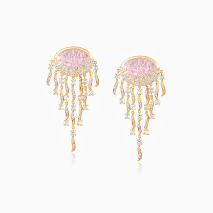 Blue Tide Jellfish Drop Earrings