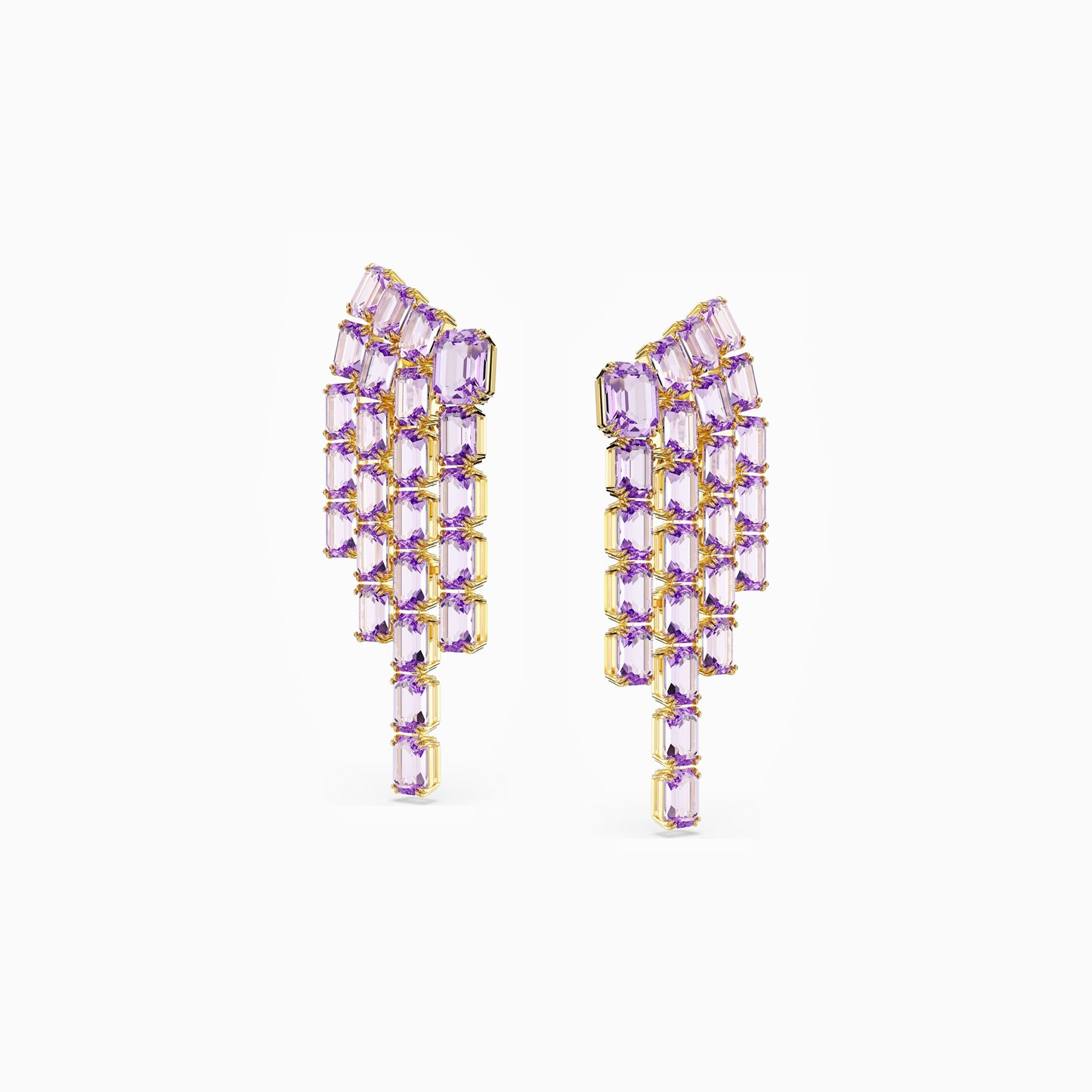 Lavender Fringe Earrings