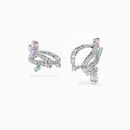 Pastel Asymmetrical  Clip Earrings