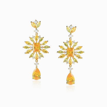 Sunburst Teardrop Earrings
