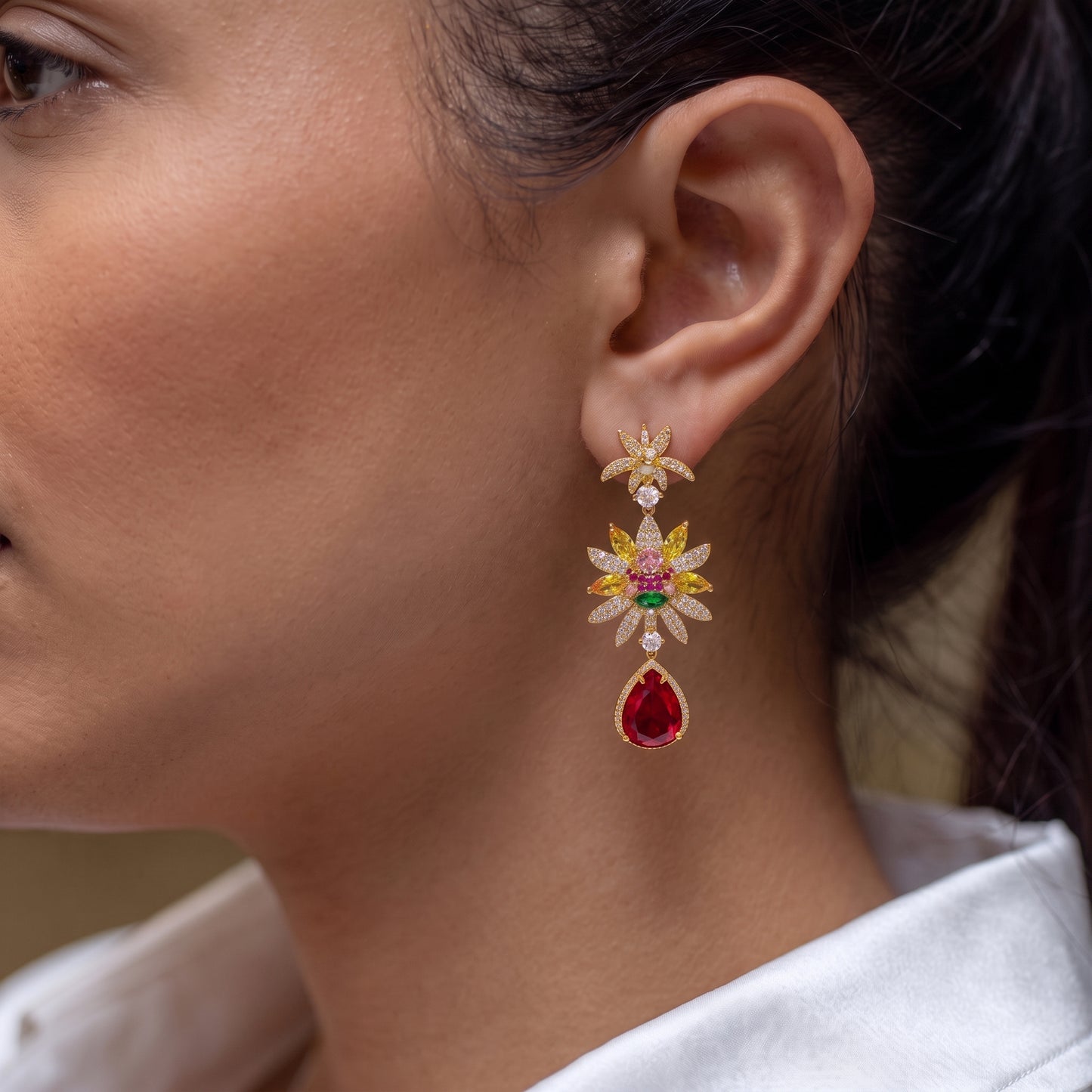 Tropical Bloom Earrings