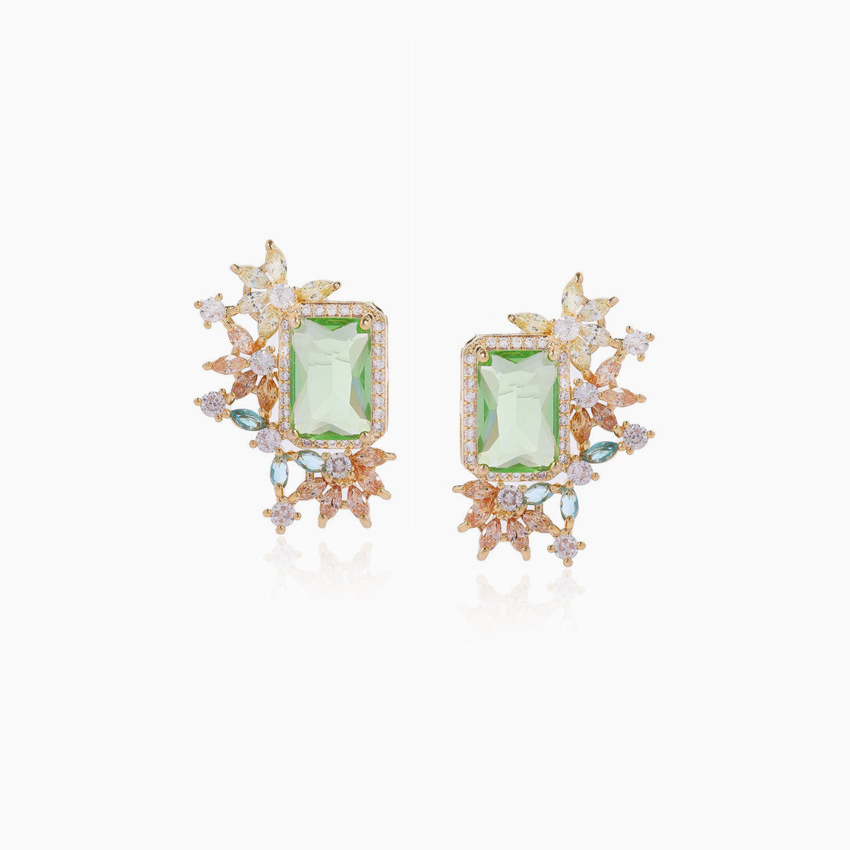 Emerald Bloom Earrings
