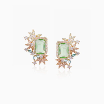 Emerald Bloom Earrings