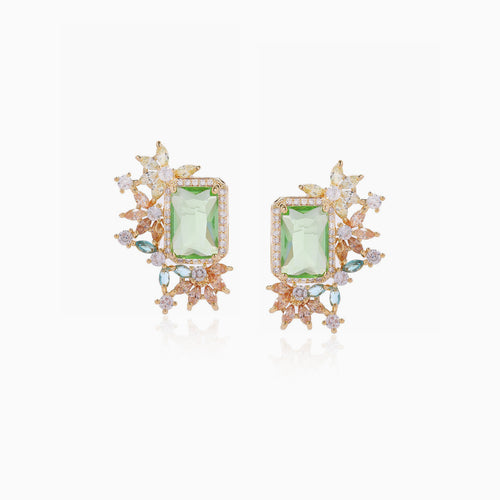Emerald Bloom Earrings