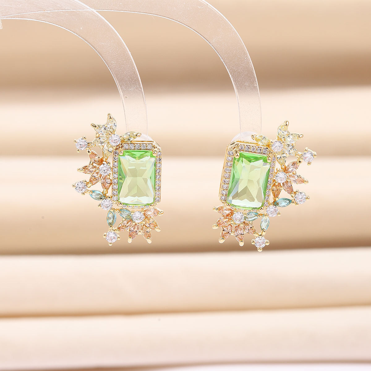 Emerald Bloom Earrings