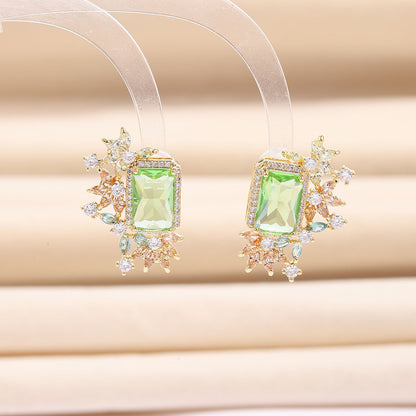 Emerald Bloom Earrings
