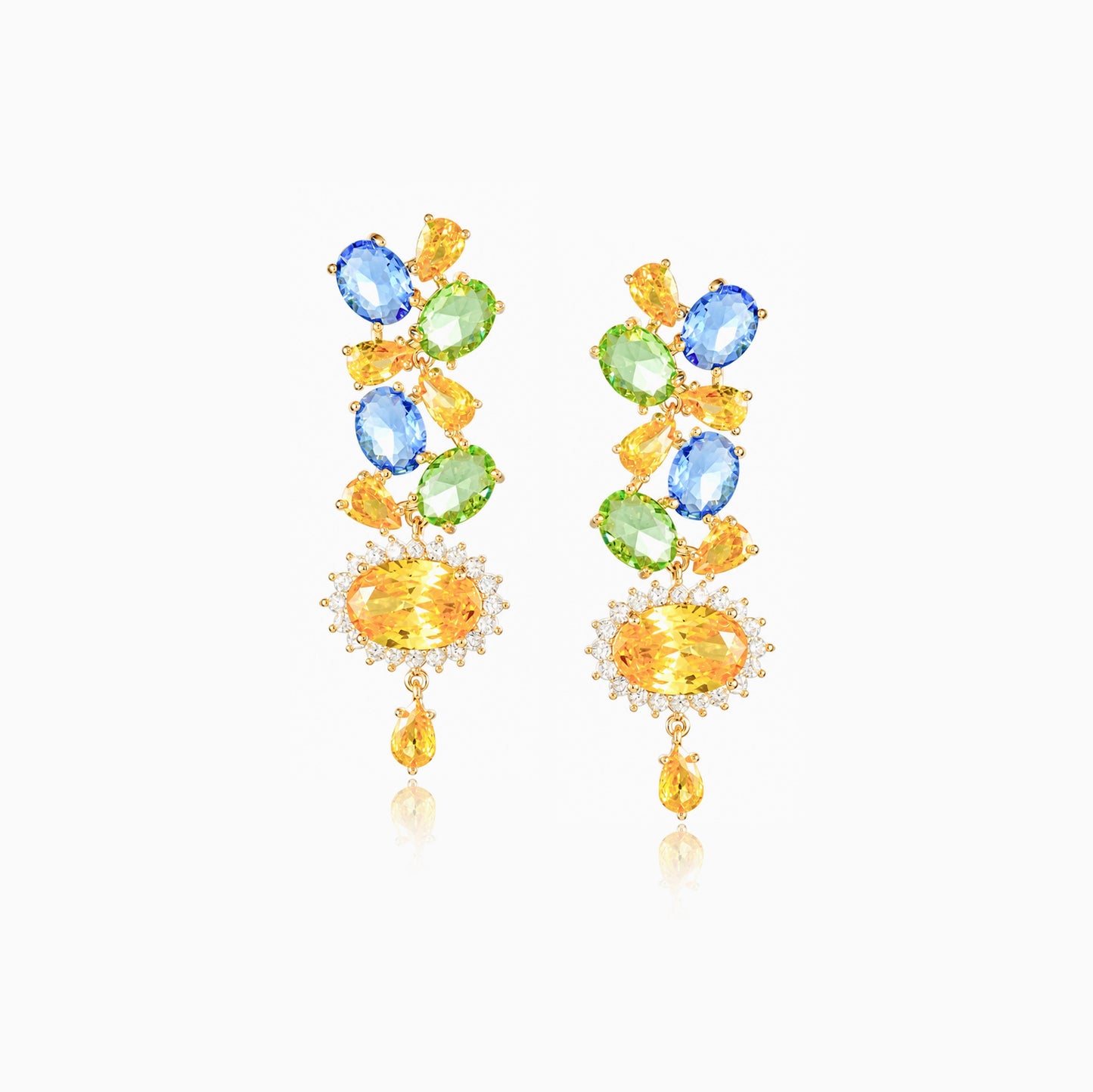 Sunlit Cluster Earrings