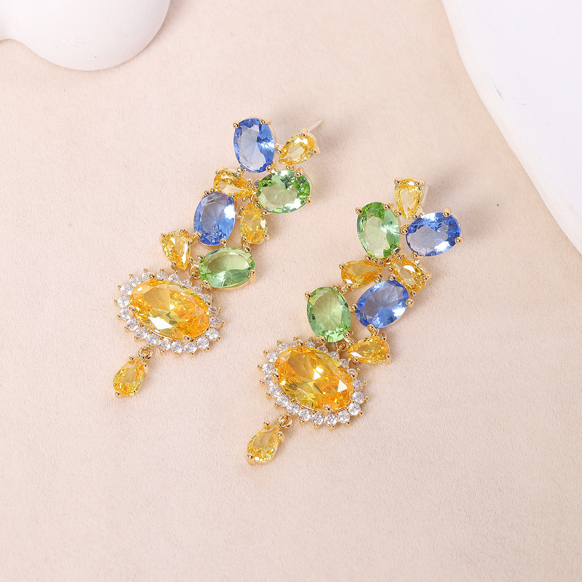 Sunlit Cluster Earrings