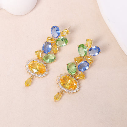 Sunlit Cluster Earrings
